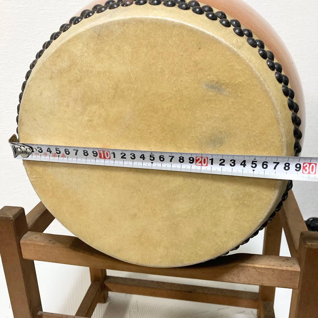 和太鼓 長胴太鼓 台座 打面直径28cm