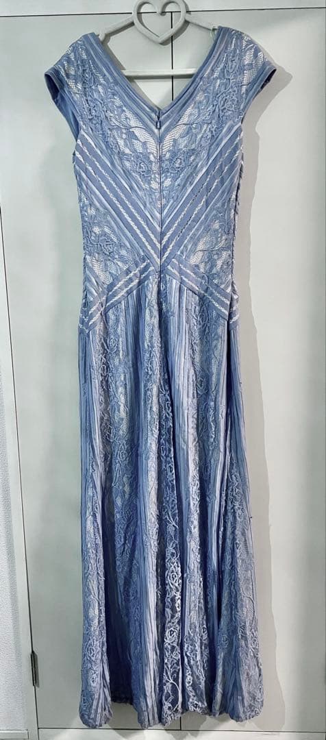 MMM【TADASHI SHOJI】ライトブルー レース ドレス
