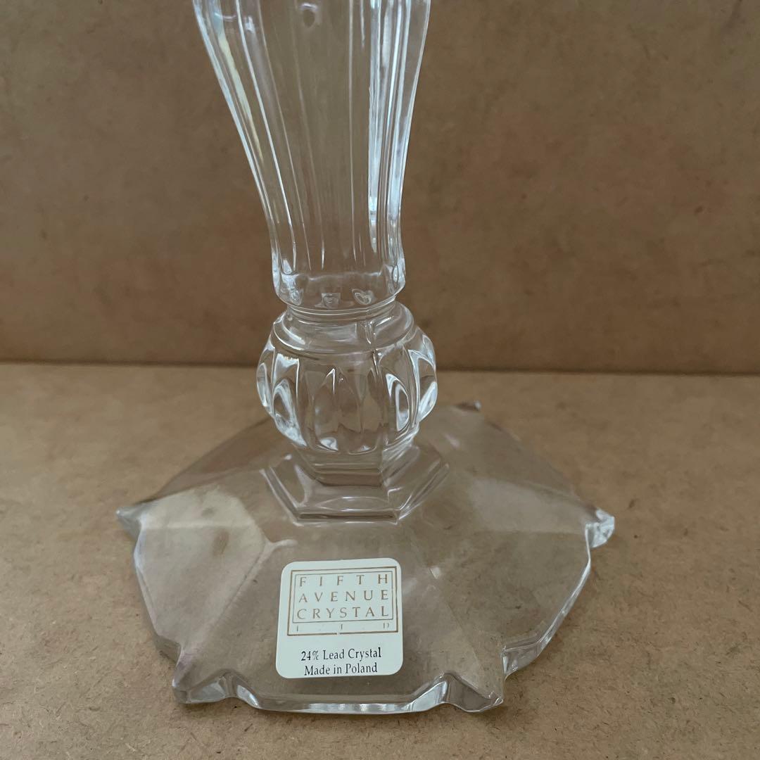 クリスマスセールしました！クリスタルキャンドルスタンド　ポーランド製6脚