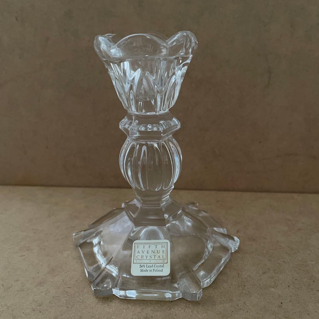 クリスマスセールしました！クリスタルキャンドルスタンド　ポーランド製6脚