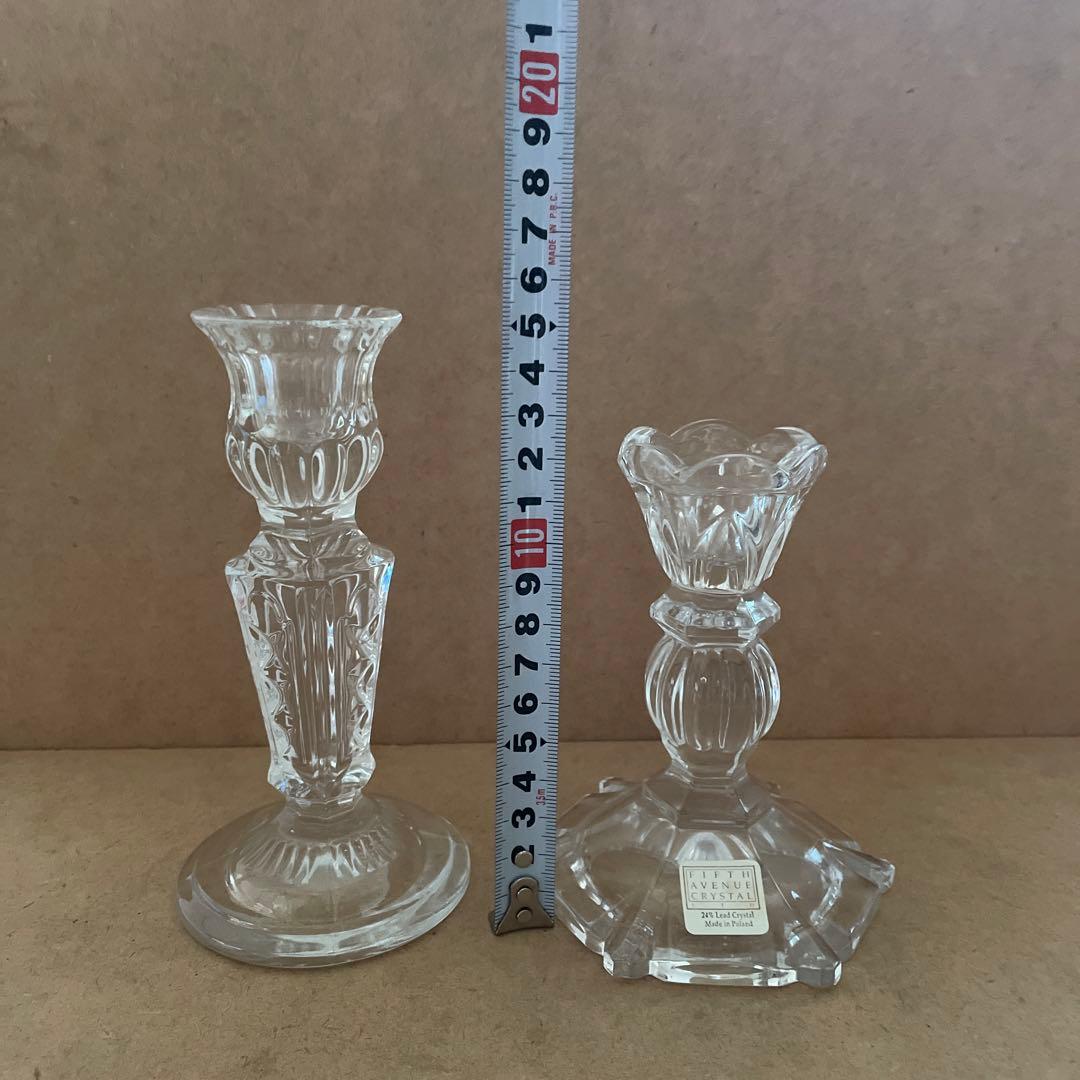 クリスマスセールしました！クリスタルキャンドルスタンド　ポーランド製6脚