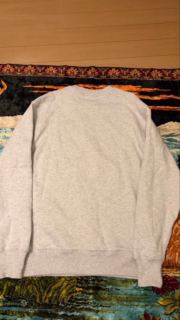 Brook 鳥プリント グレー スウェット L