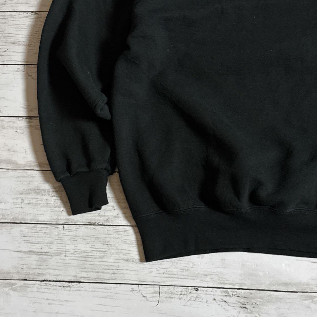 プ*ん様 90s ラッセルアスレティック USA製 無地スウェット ブラック L