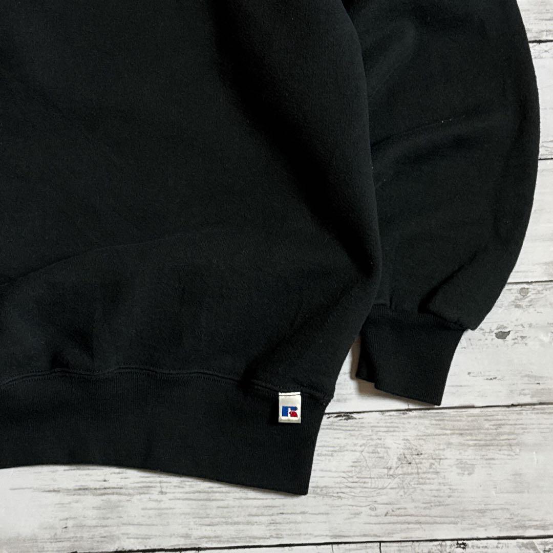 プ*ん様 90s ラッセルアスレティック USA製 無地スウェット ブラック L