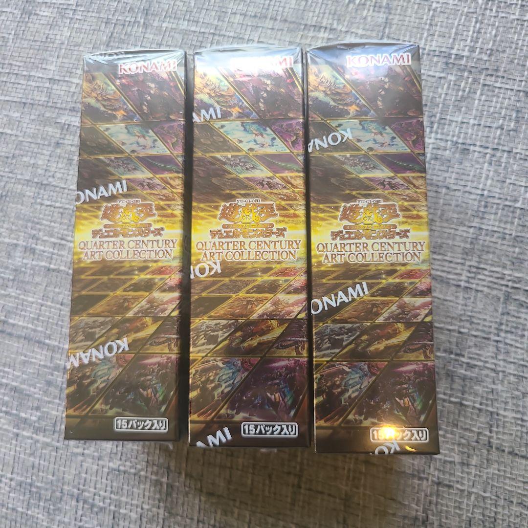 ☆*☆様 遊戯王 クォーターセンチュリーアートコレクション 3box シュリンク