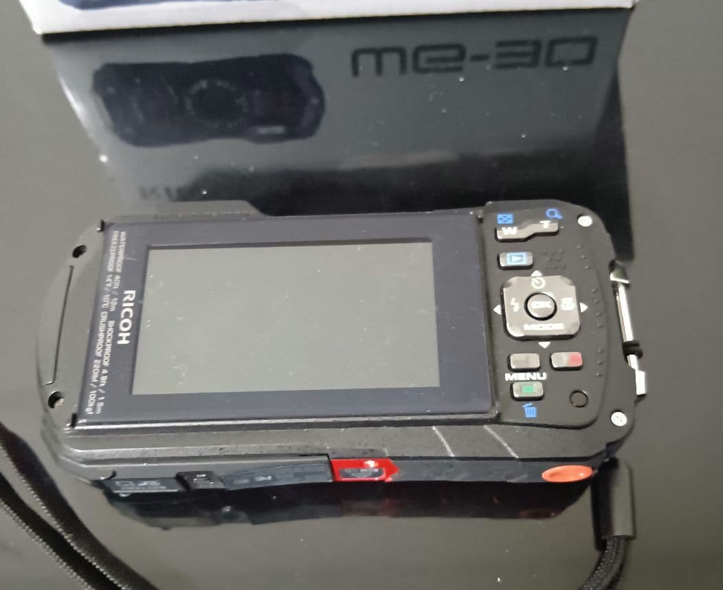 RICOH WG-30 RED 防水コンパクトデジタルカメラ