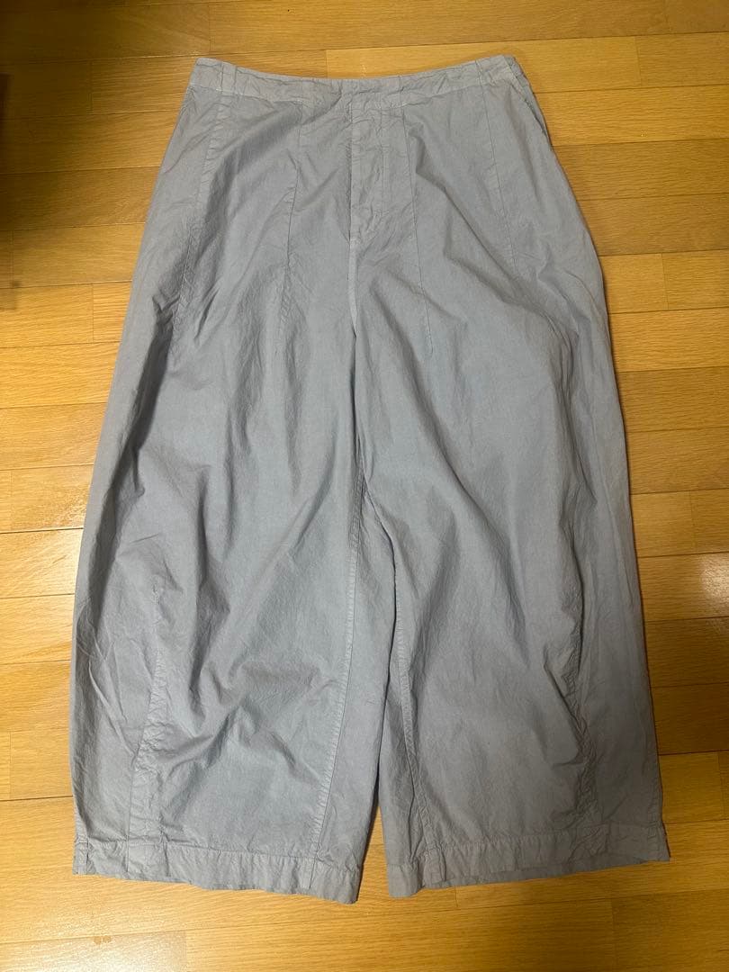 あゆ　 ヴェリテクール　コットンシルクワイドパンツ