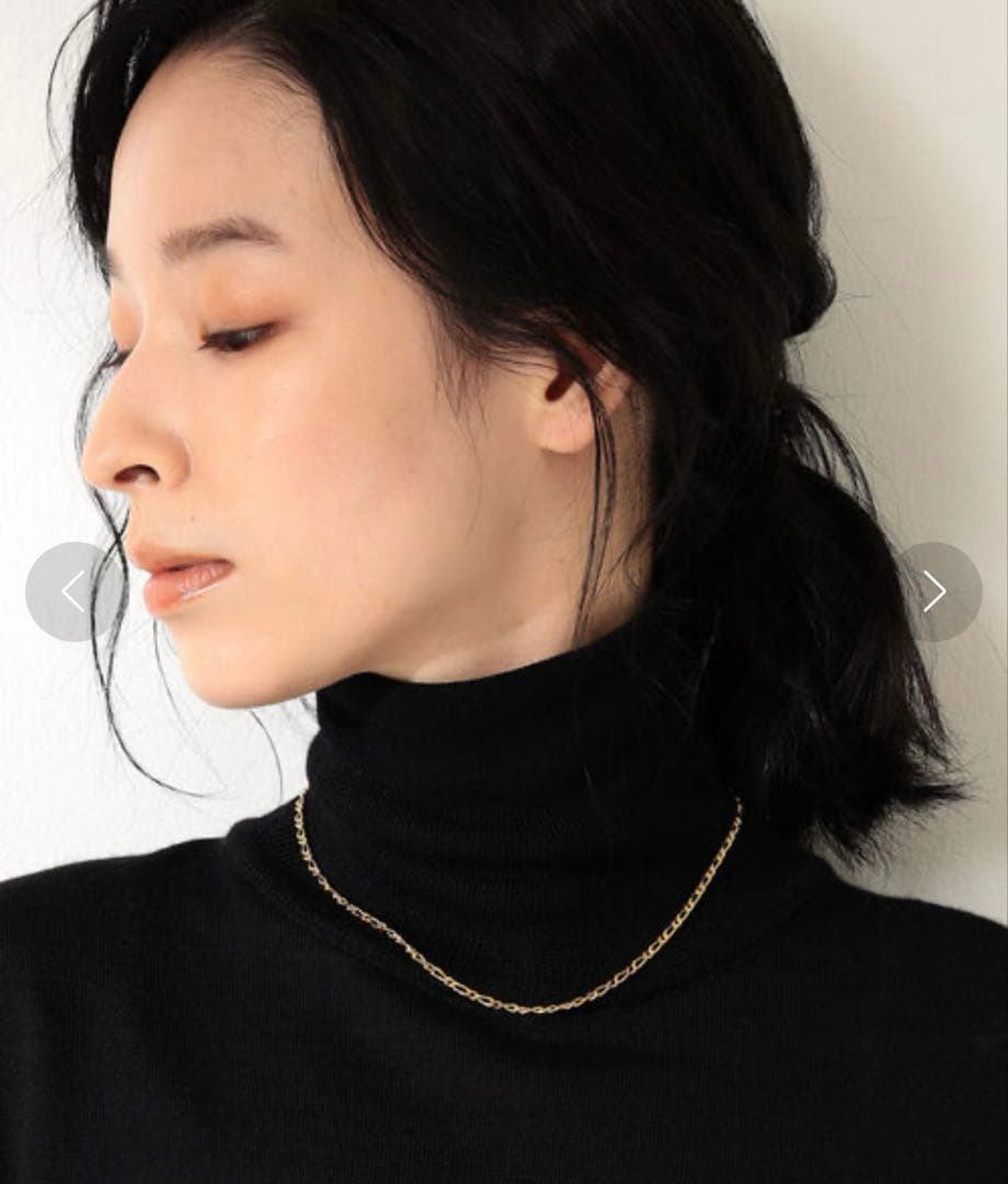 MARIHA/SILENTRAIN フィガロチェーン ネックレス　40cm