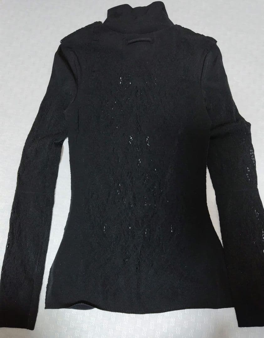 JEAN PAUL GAULTIER 黒 カットソー 長袖 モックネック