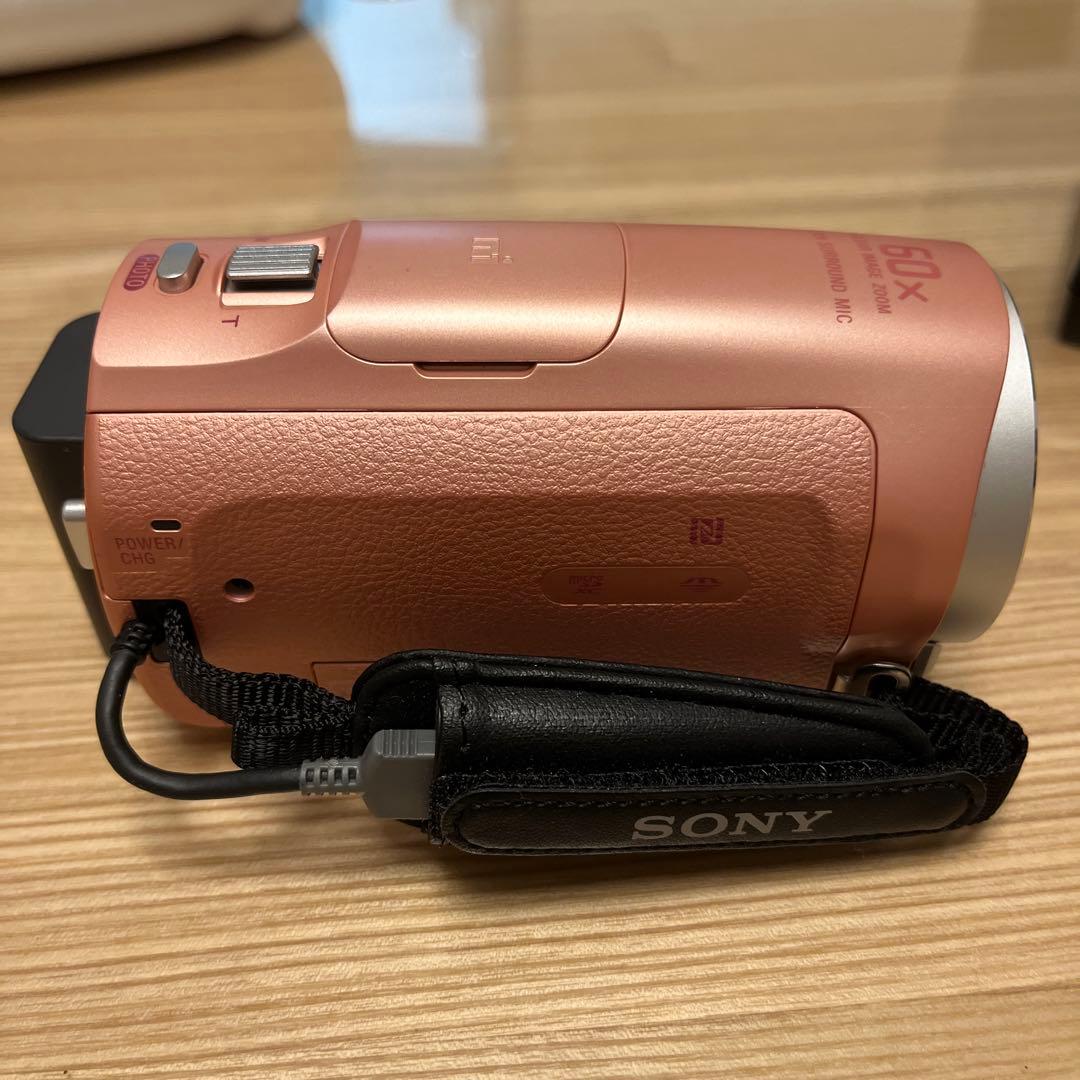 SONY HDR-CX670 ビデオカメラ 本体 ローズゴールド　充電器　ピンク