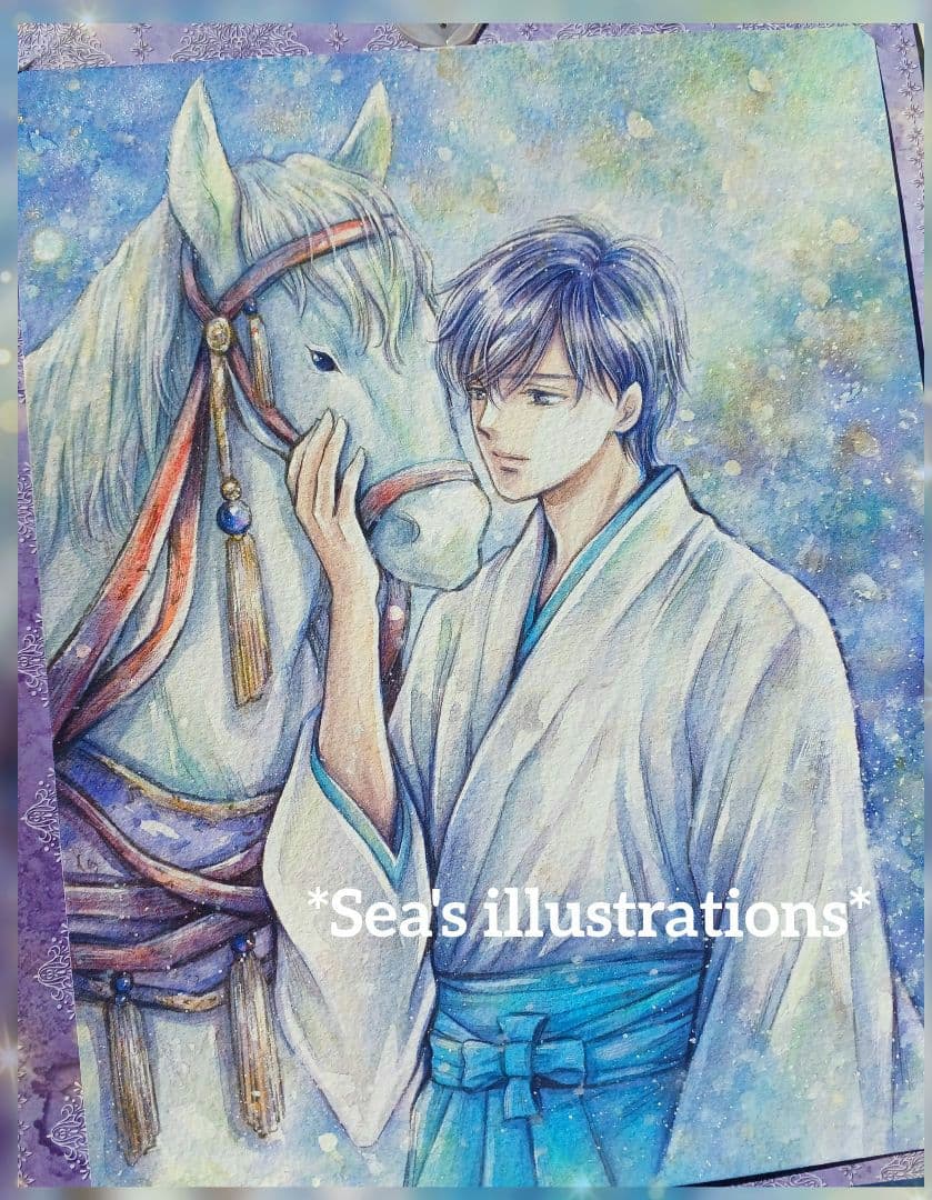 ◇神馬◇手描きイラスト