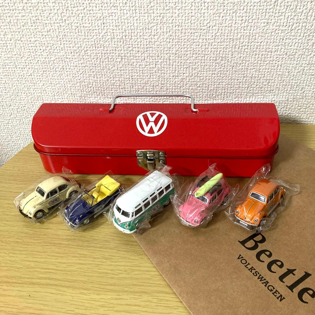 モロゾフ×ビートル2025限定品　スチールコンテナ/ミニカー5台セット　紙袋付