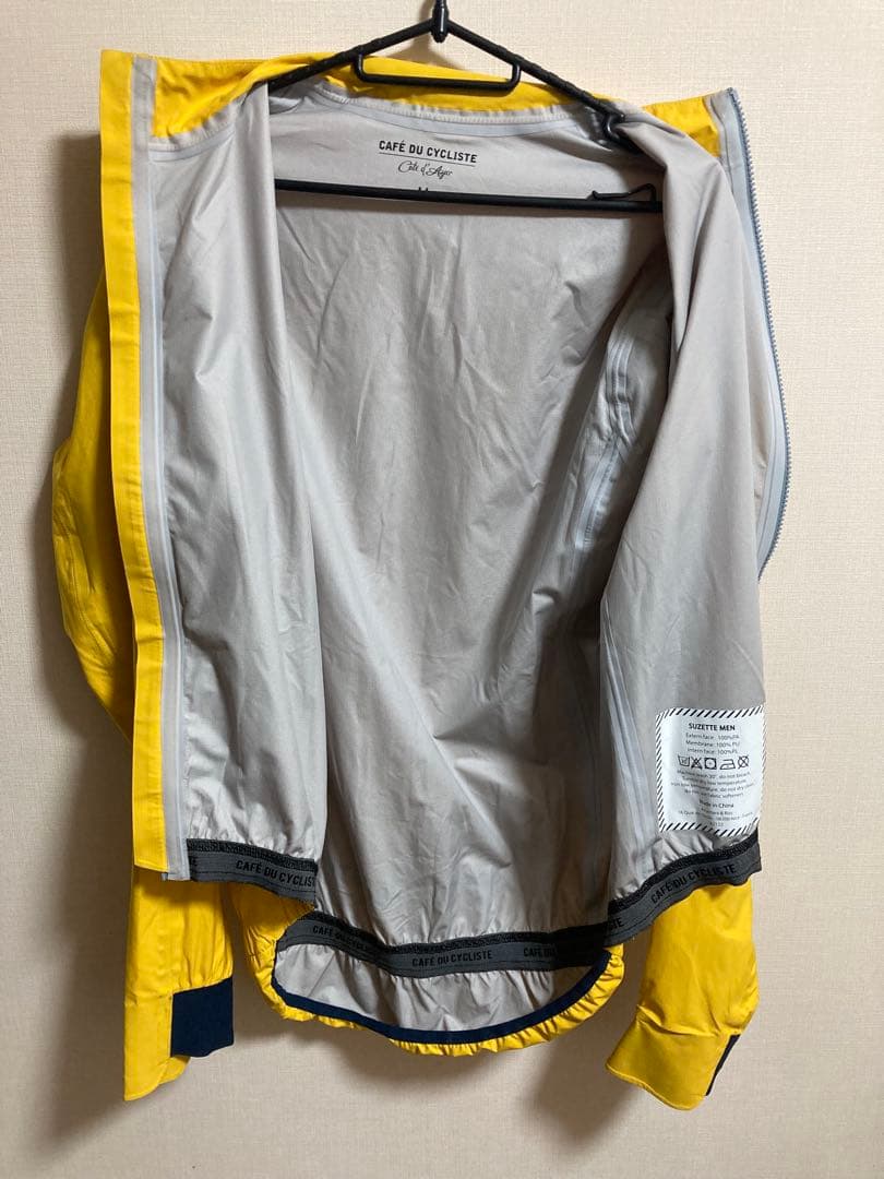 カフェドシクリステ　シェルジャケット　メンズM レインジャケット　サイクルウエア