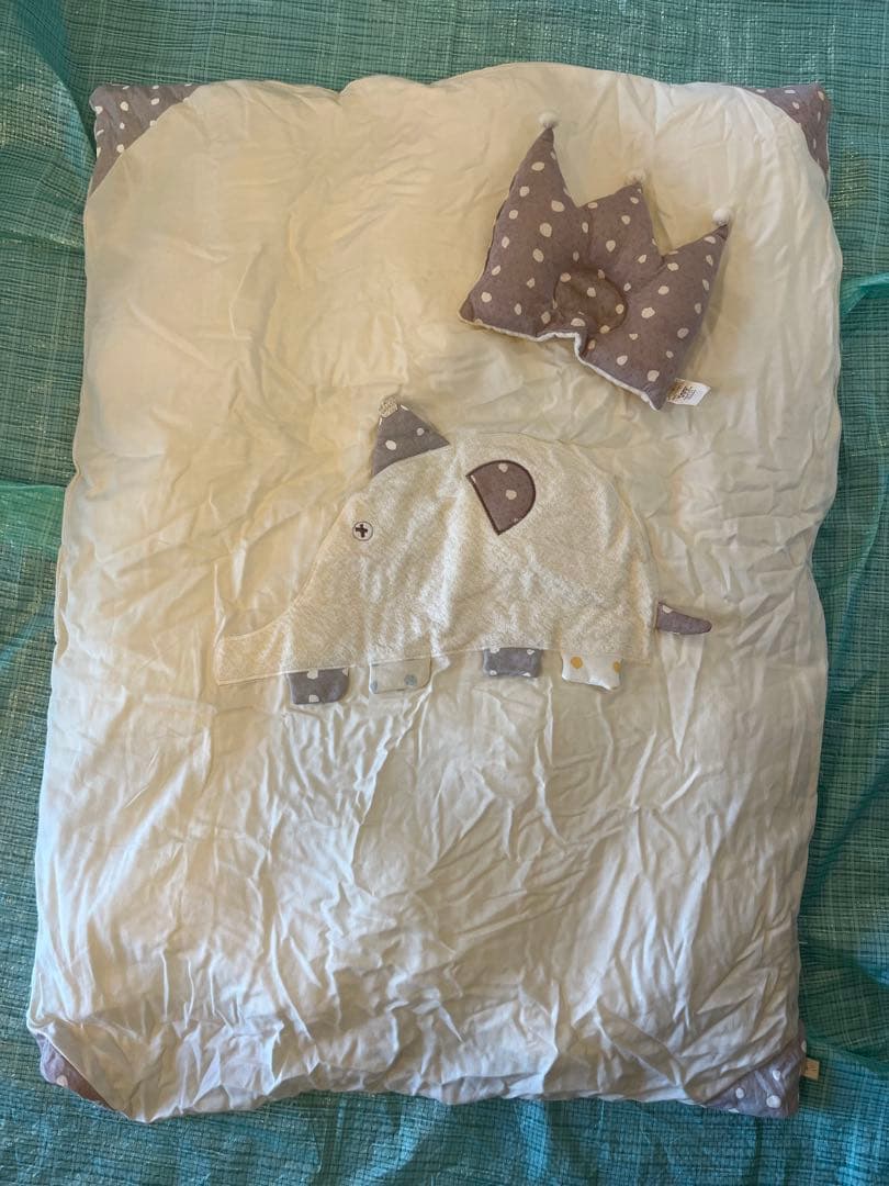 【現行品⭐︎新品未使用】ディモワ ⭐︎ベビー掛け布団+掛け布団カバー＋枕　通常サイズ