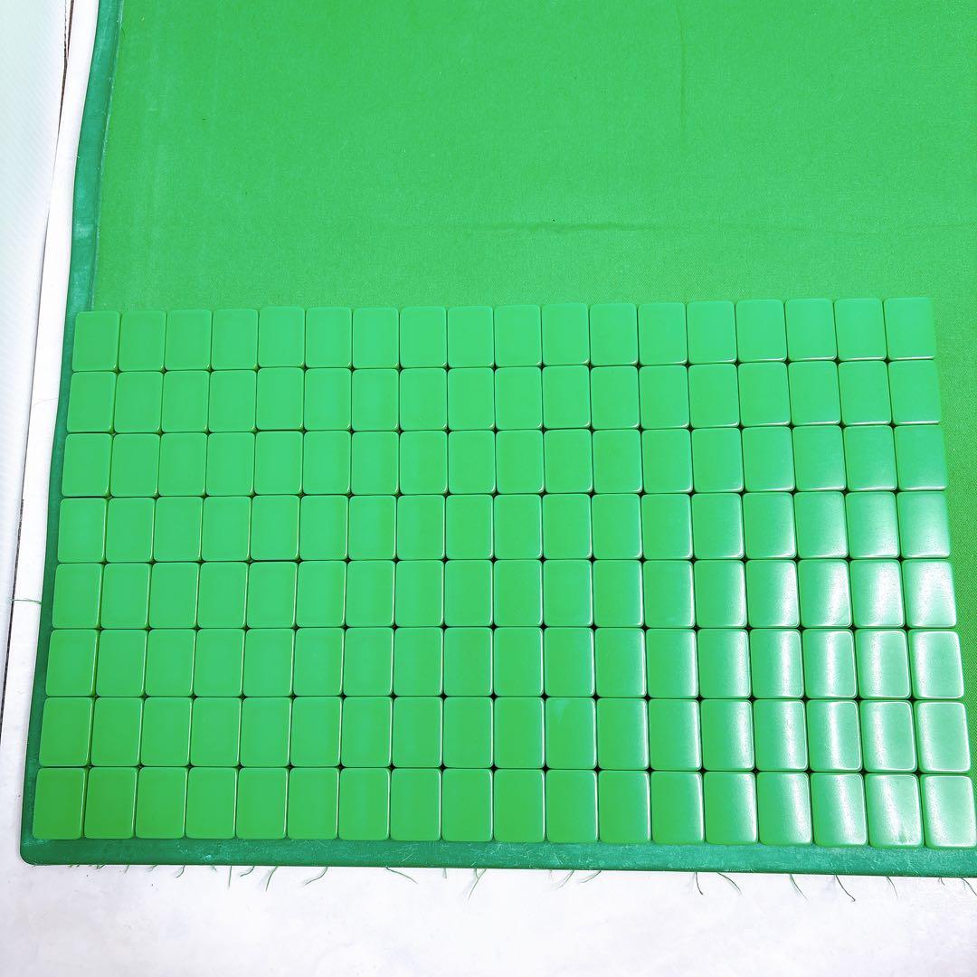 ミズノ　丸一　麻雀牌　背緑　国士　ジャンボ