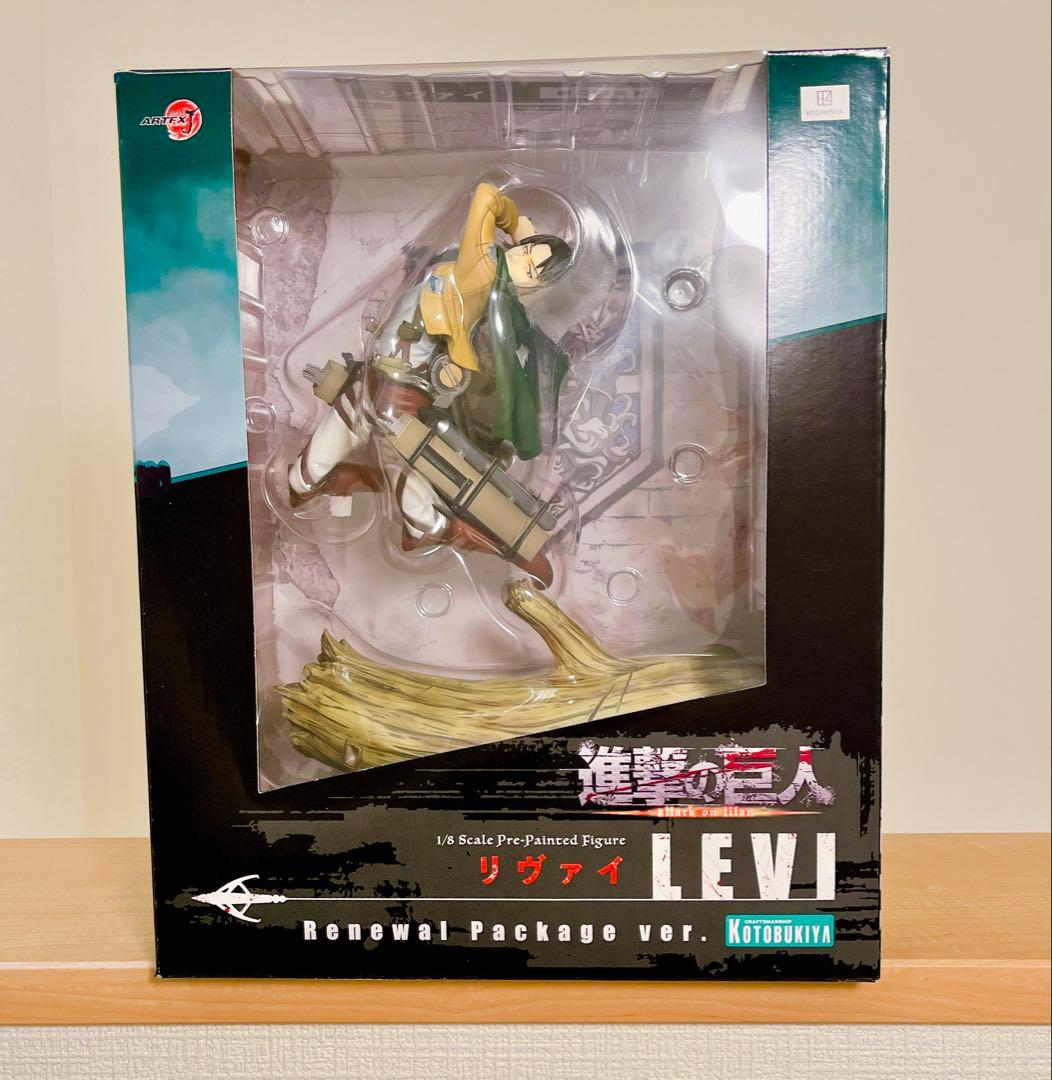 【セット】進撃の巨人 フィギュア ARTFX J ミカサ　エレン　リヴァイ