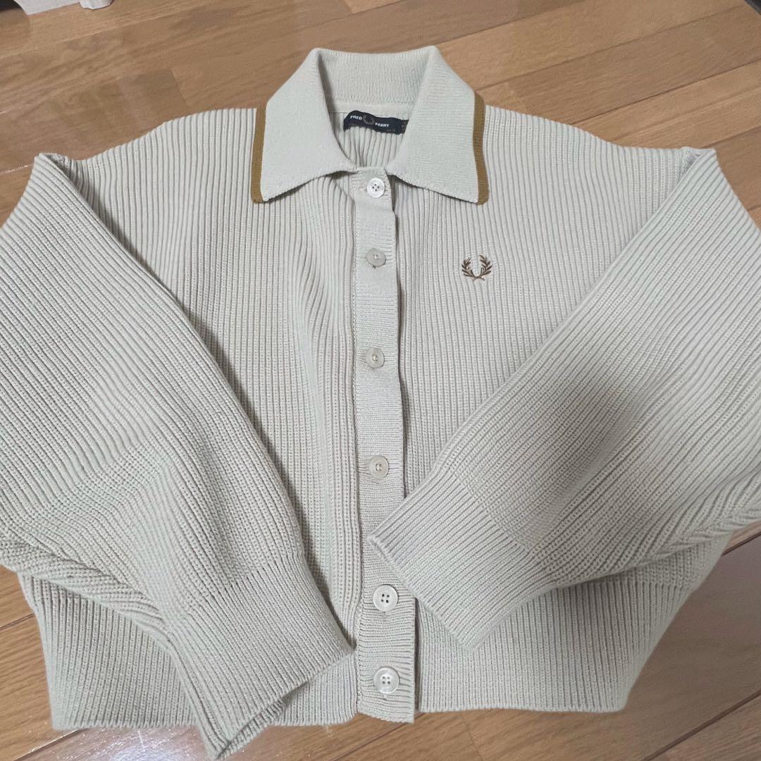 【Lee★さん専用】FRED PERRY リブ編み長袖カーディガン