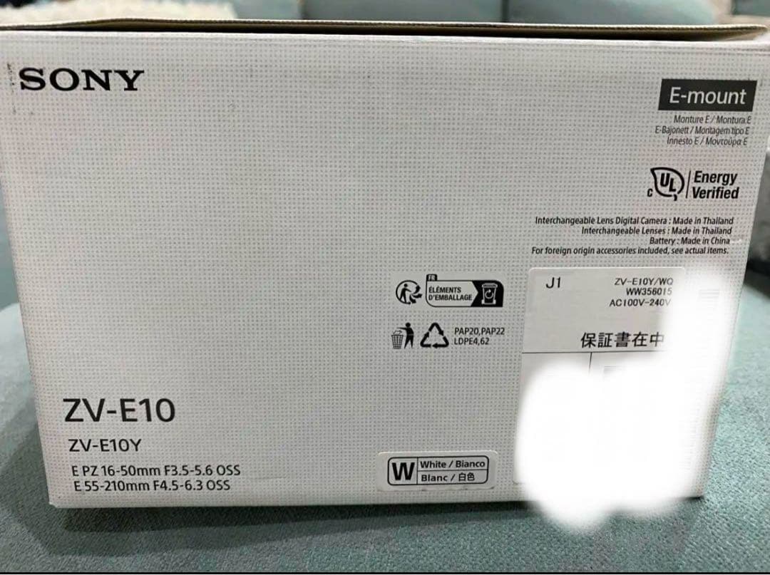 お値下げ。SONY ZV-E10Y white