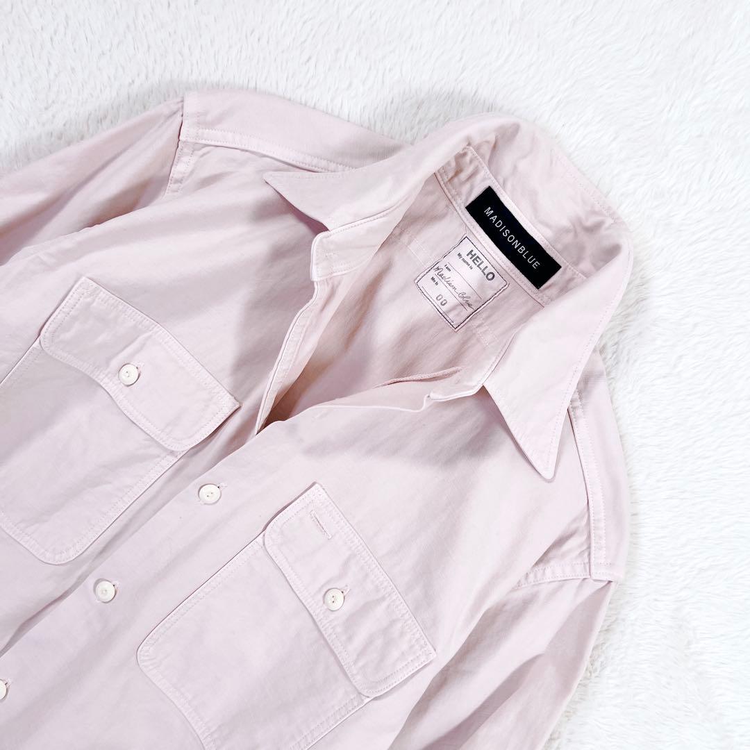希少カラー✨マディソンブルー ハンプトンシャツ ピンク サイズ00 サクラ色
