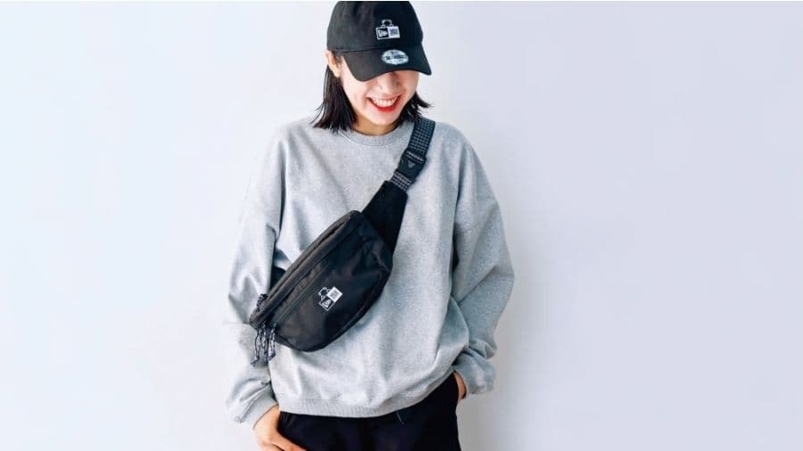 ファミリアニューエラFamiliarNew Era ボディバッグ ブラック