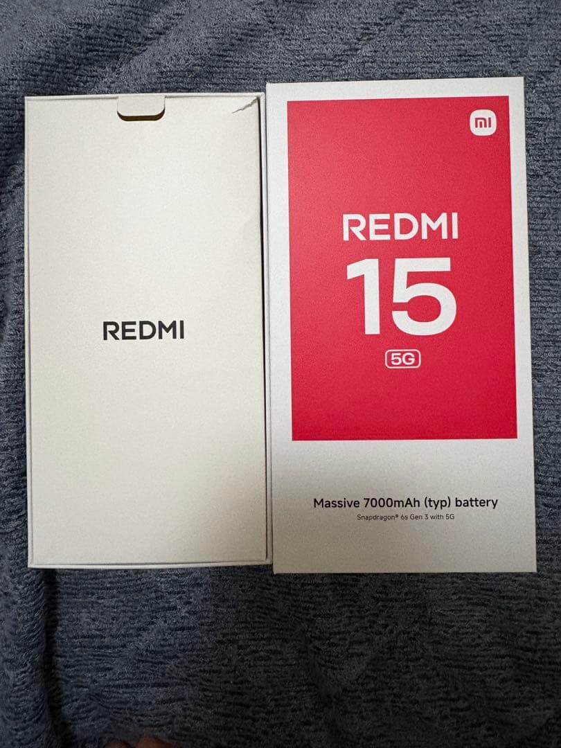 Xiaomi Redmi 15 5G 本体 シルバー