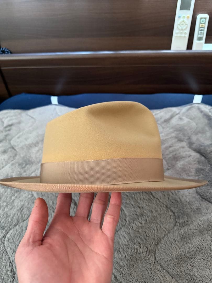 DOBBSドブス　50s ビーバーハット　ベージュ