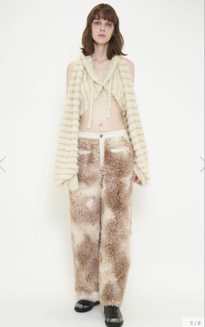 viavanda ファー　パンツ