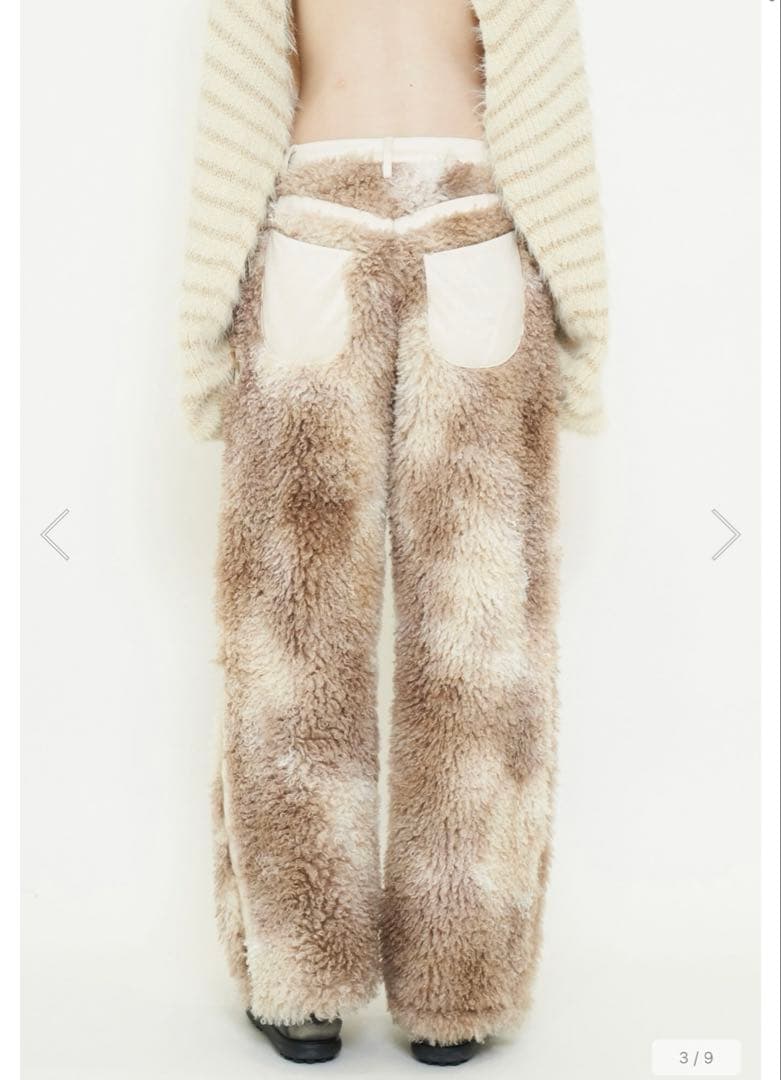 viavanda ファー　パンツ