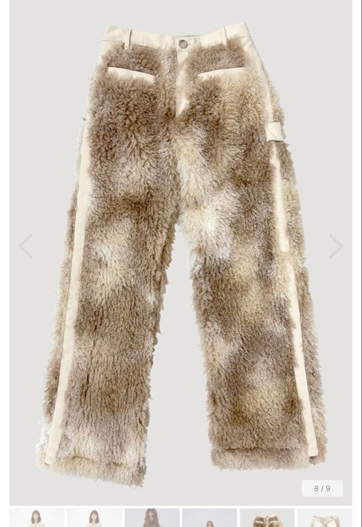 viavanda ファー　パンツ