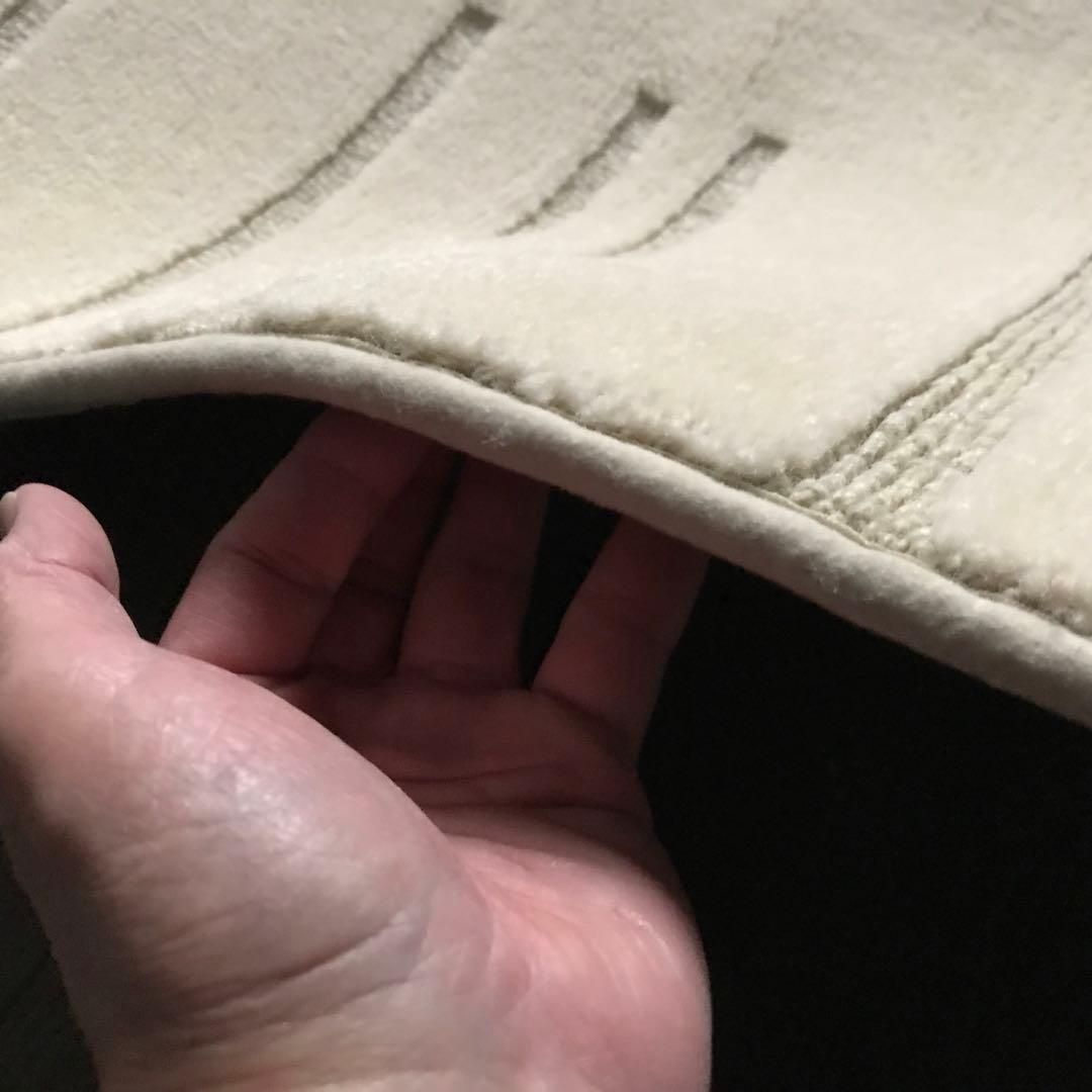 Kw M ラグ ラグマット カーペット 絨毯134×199cm ベージュ