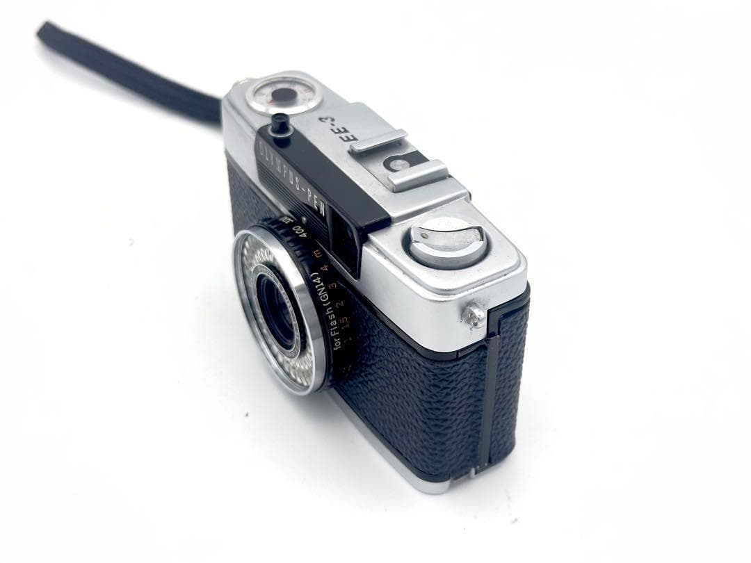 【くるみもち様　革貼り替え】OLYMPUS PEN EE-3 ハーフサイズカメラ