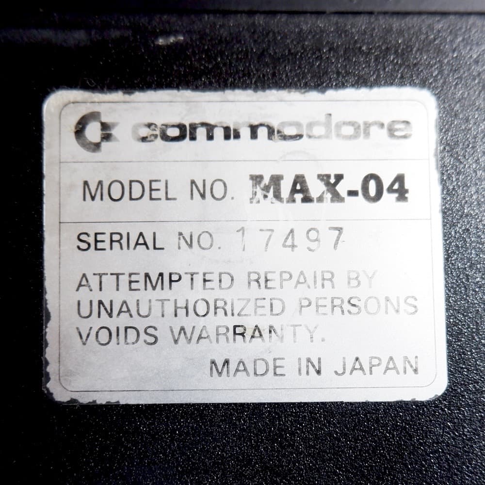 s*w様 Commodore MAX マックスマシーン　ソフト3本、説明書付