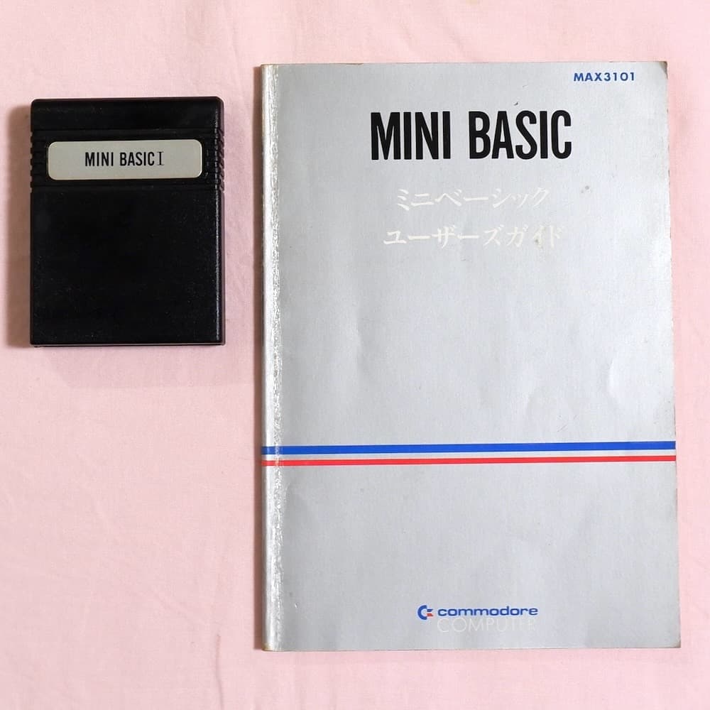 s*w様 Commodore MAX マックスマシーン　ソフト3本、説明書付