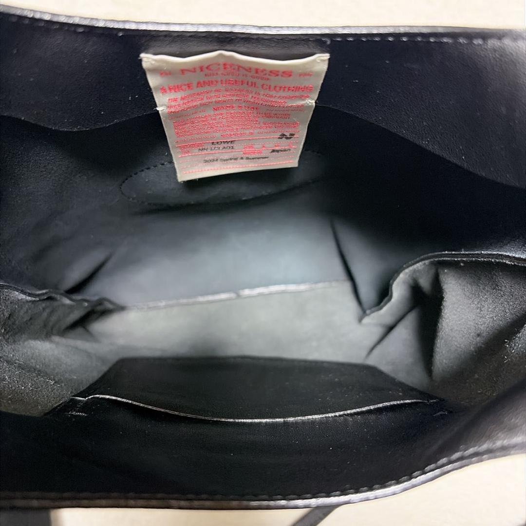 美品 近年 NICENESS LOWE ホースレザー ショルダーバッグ メンズ