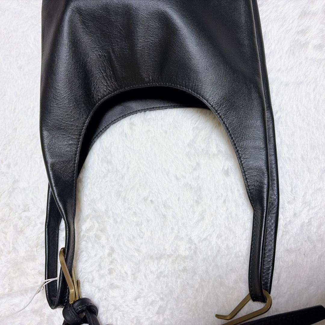 美品 近年 NICENESS LOWE ホースレザー ショルダーバッグ メンズ