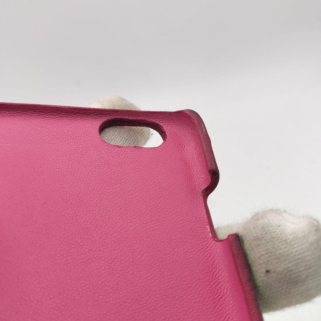 プラダ　iPhone6ケース　ハードケース　トロピカル柄　サフィアーノ　ピンク