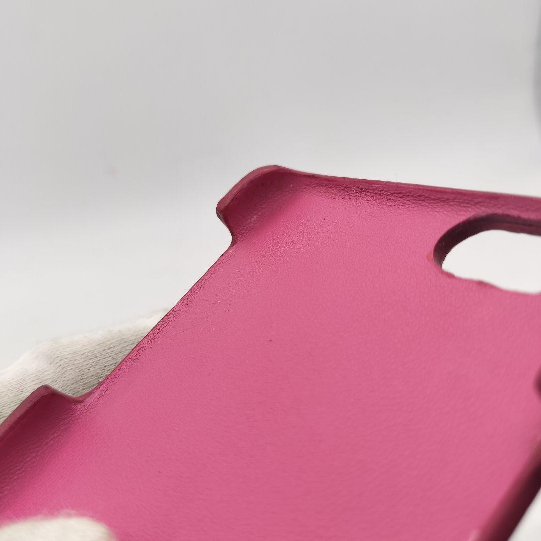 プラダ　iPhone6ケース　ハードケース　トロピカル柄　サフィアーノ　ピンク