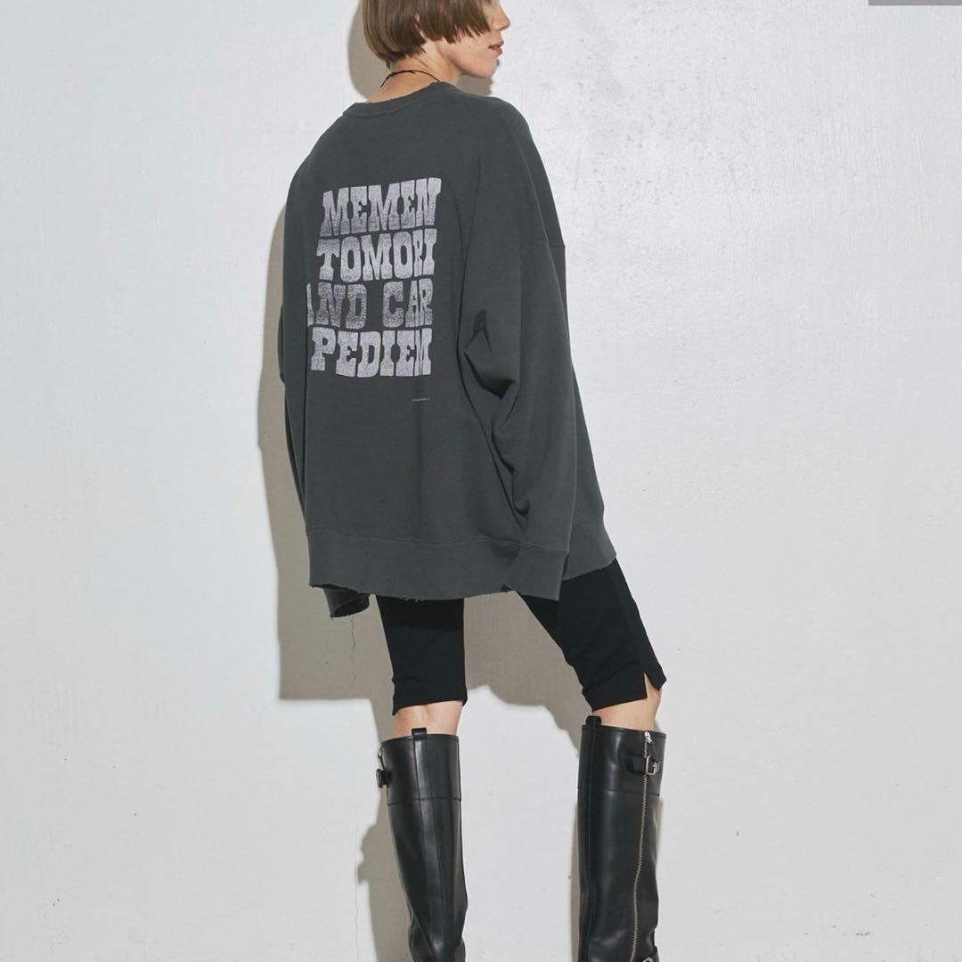 ウィムガゼット【GEMINI】オーバーバックプリントスウェット