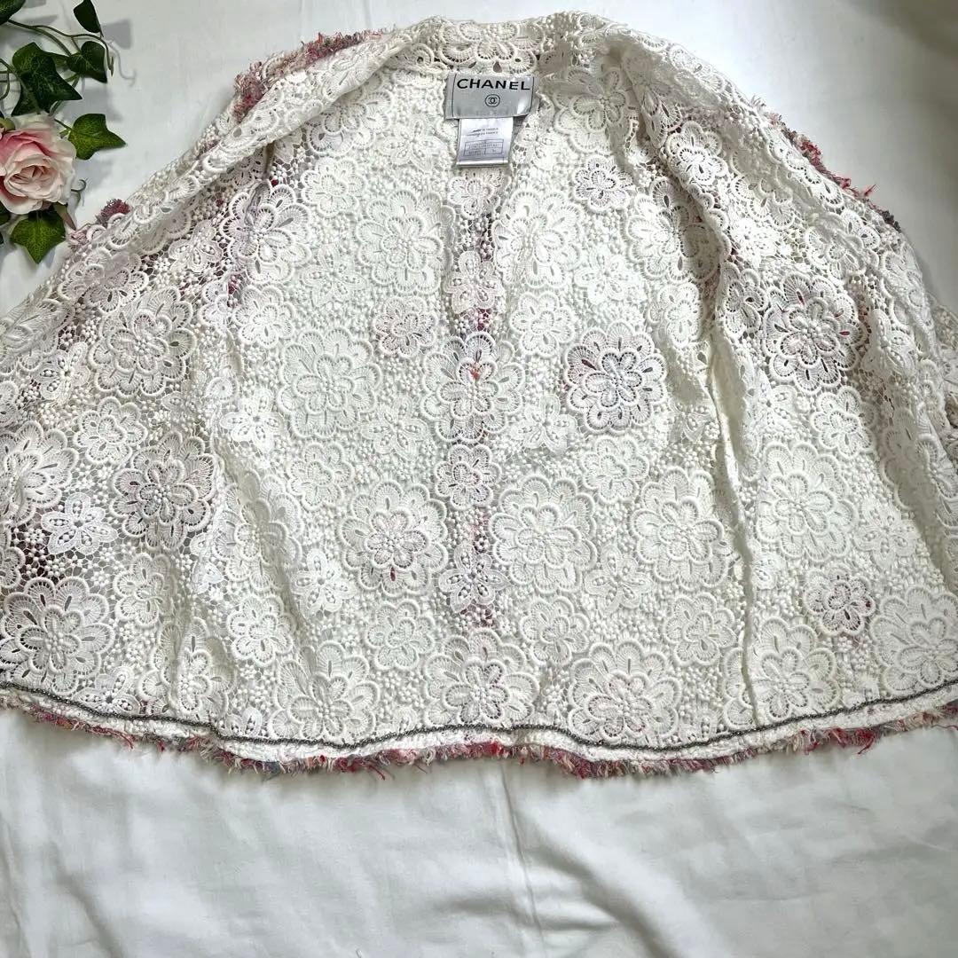 【美品✨】CHANELシャネル★レース★ジャケット＆スカート★セットアップ36