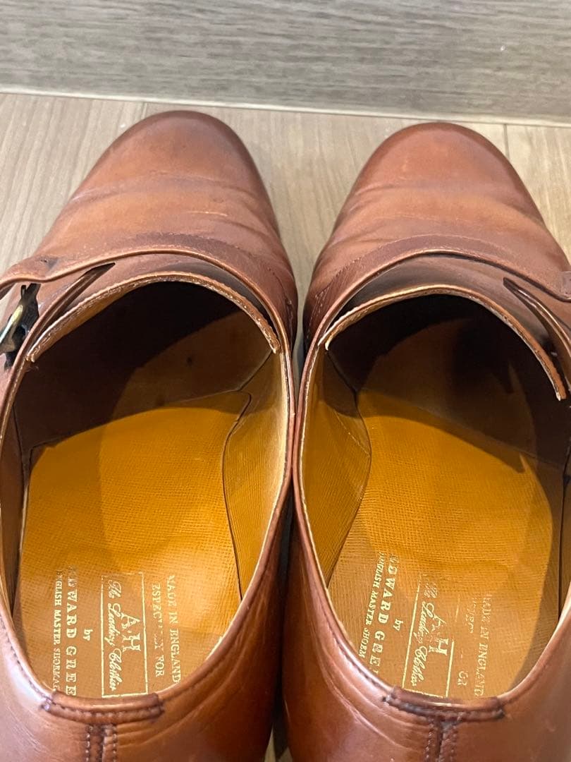 【美品】'90年代旧エドワードグリーン　シングルモンクストラップ 旧工場製