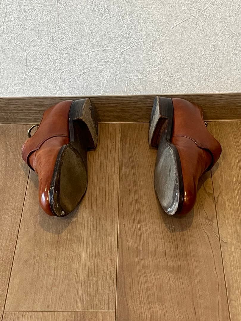 【美品】'90年代旧エドワードグリーン　シングルモンクストラップ 旧工場製