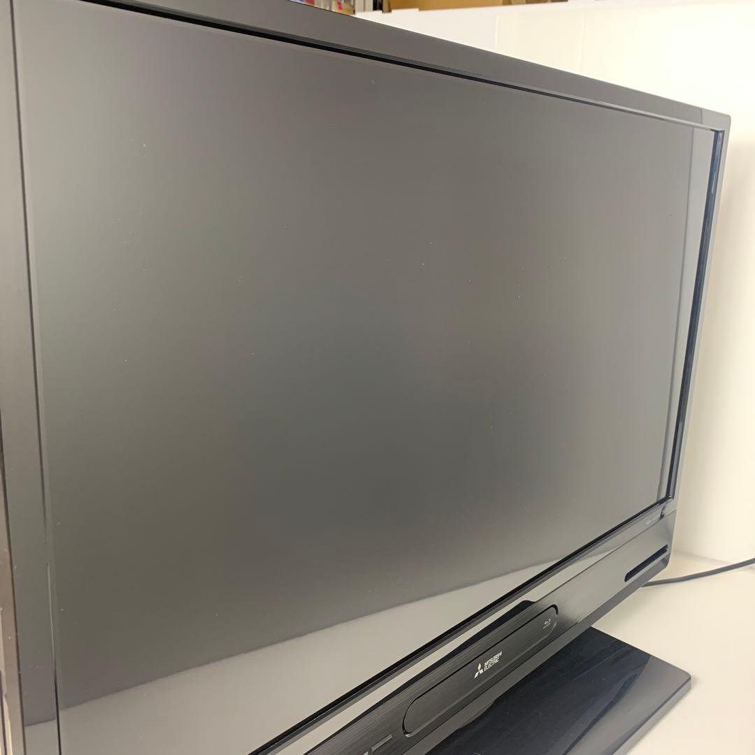 三菱 テレビ ３２型 HDD 1TB 内蔵 予約録画可 ターンテーブル DVD