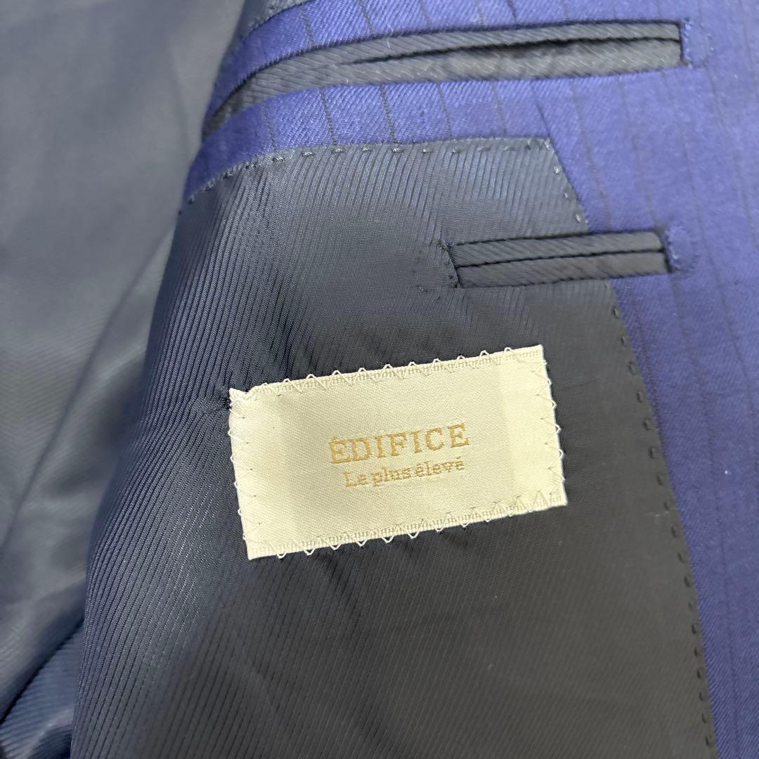 未使用級★ ÉDIFICELe plus élevé セットアップ ストライプ青