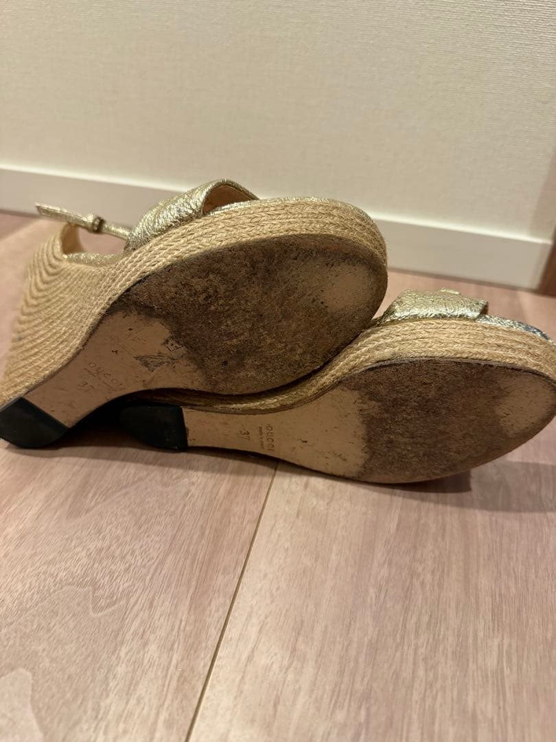 GUCCIグッチ　サンダル37