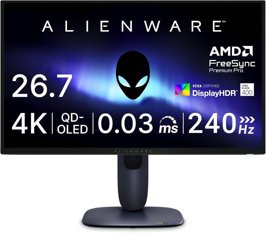 AW2725Q 26.7インチ 有機EL Alienware ゲーミングモニター