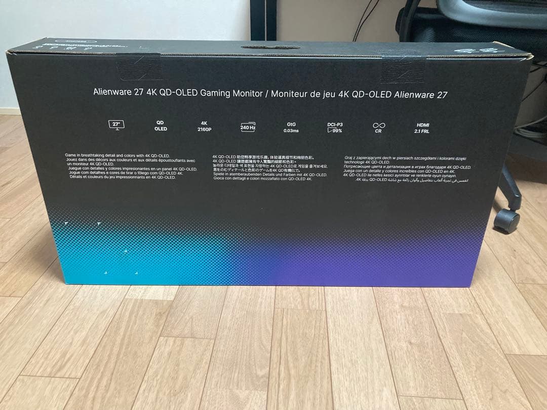 AW2725Q 26.7インチ 有機EL Alienware ゲーミングモニター