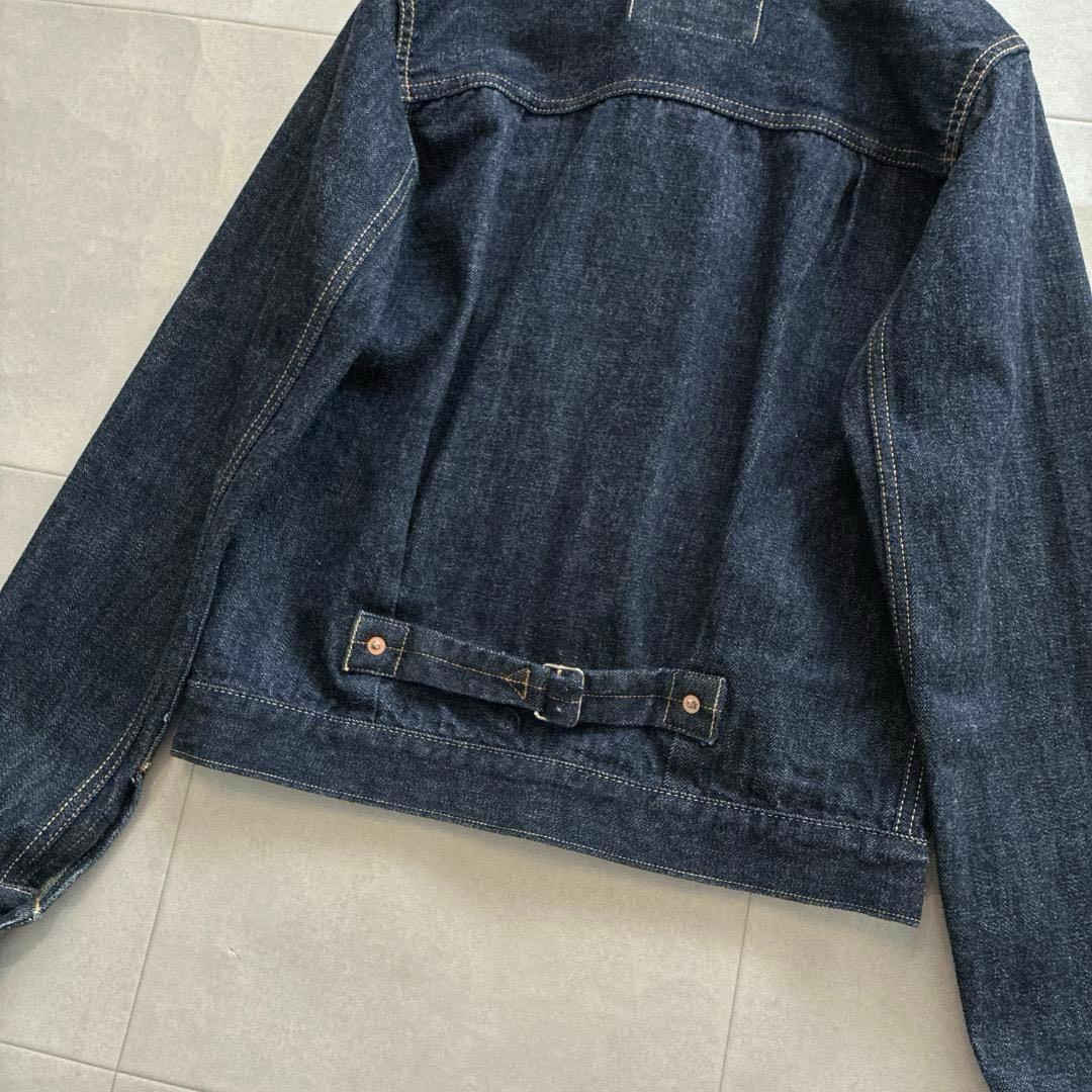 美品 LENO リノ 1stタイプ デニムジャケットGジャン 濃紺 03 sc5