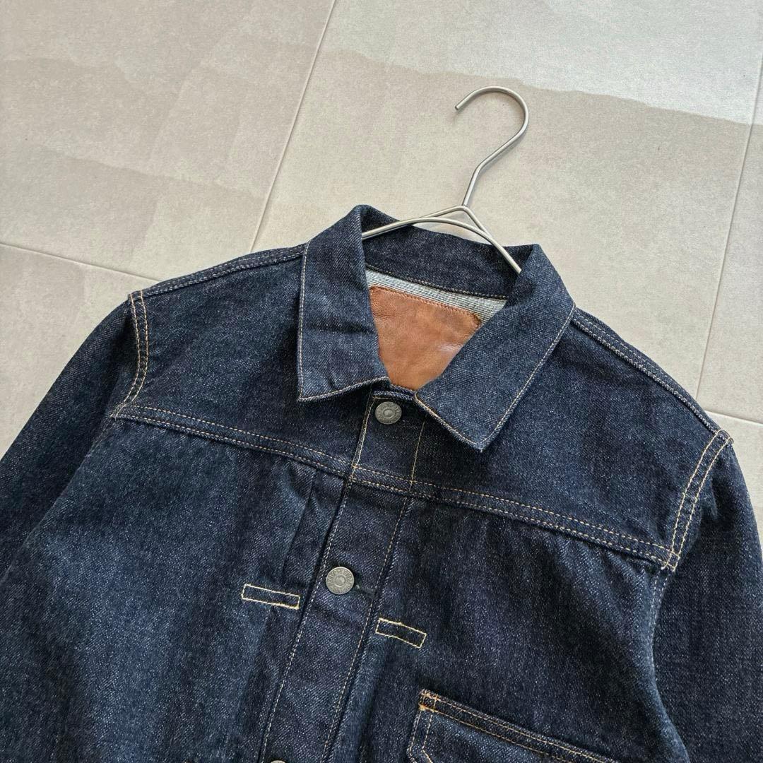 美品 LENO リノ 1stタイプ デニムジャケットGジャン 濃紺 03 sc5