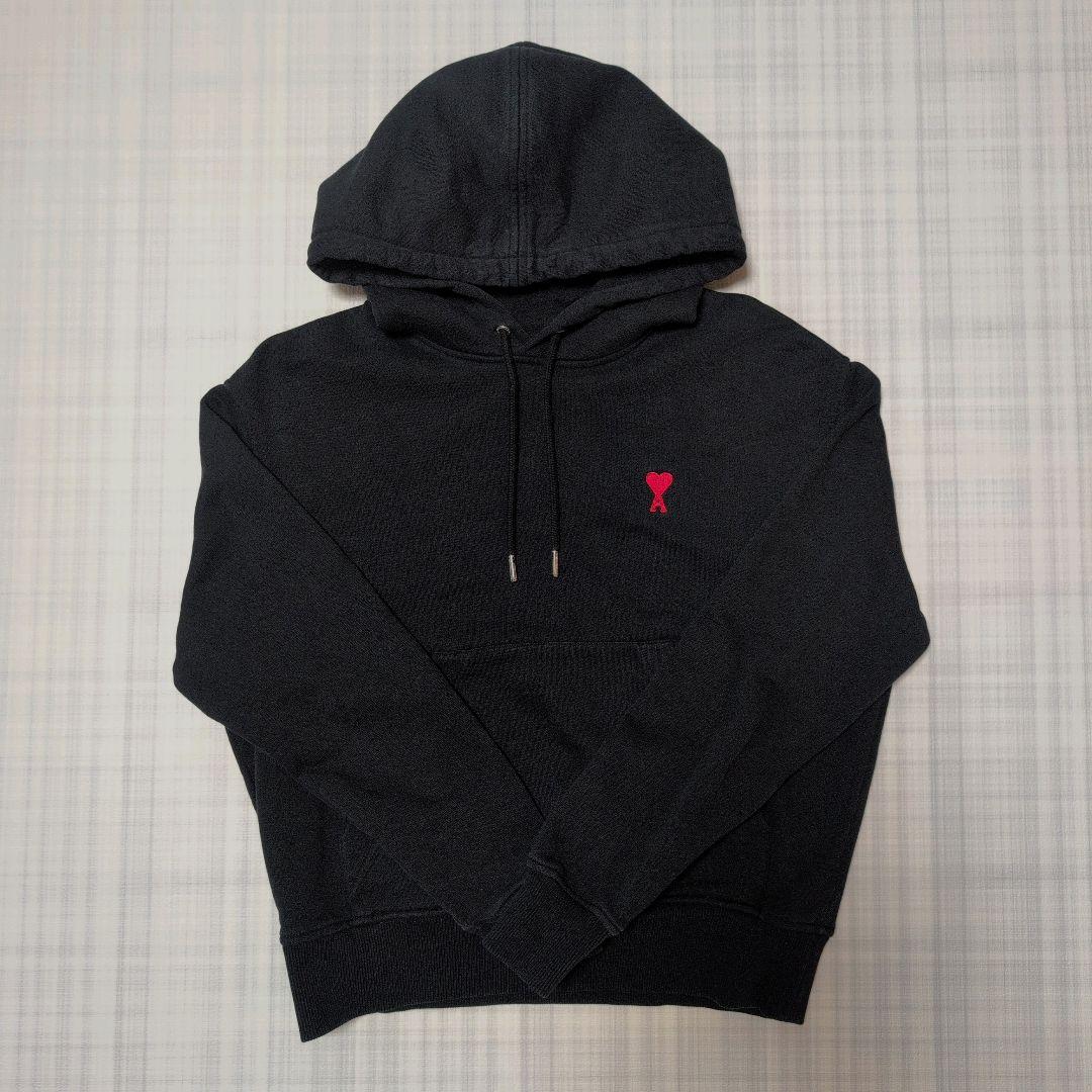 ​【国内正規品】Ami Paris アミパリス パーカー 黒 XXS 美品