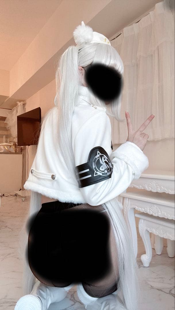 NIKKE ブラン　コスプレ衣装+ウィッグ　勝利の女神　ニケ